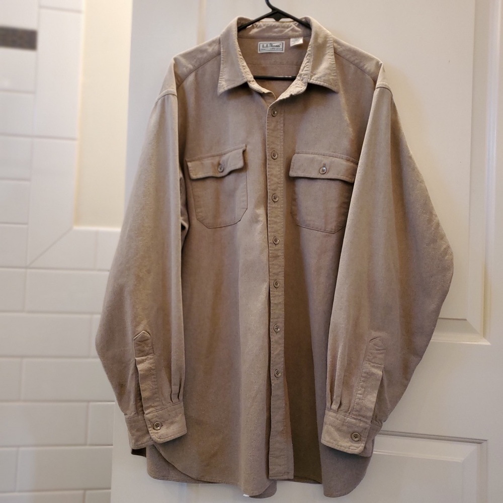 L.L. BEAN Chamois Field Shirt, Big & Tall